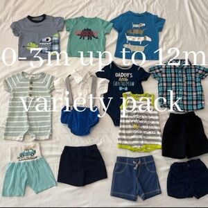 Baby Boy Clothing Variety Pack 3-12m